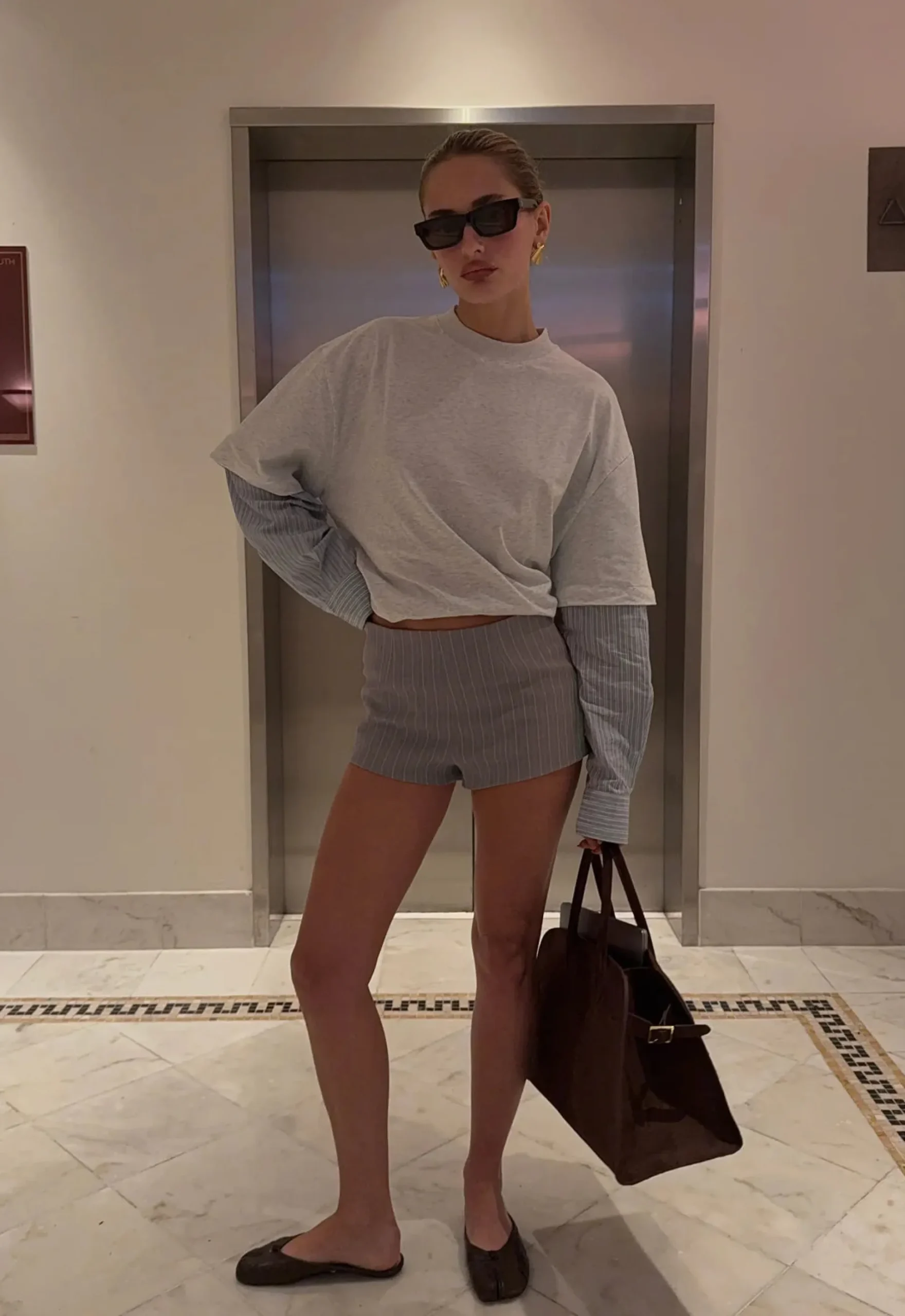 Bottega Shirt Grey