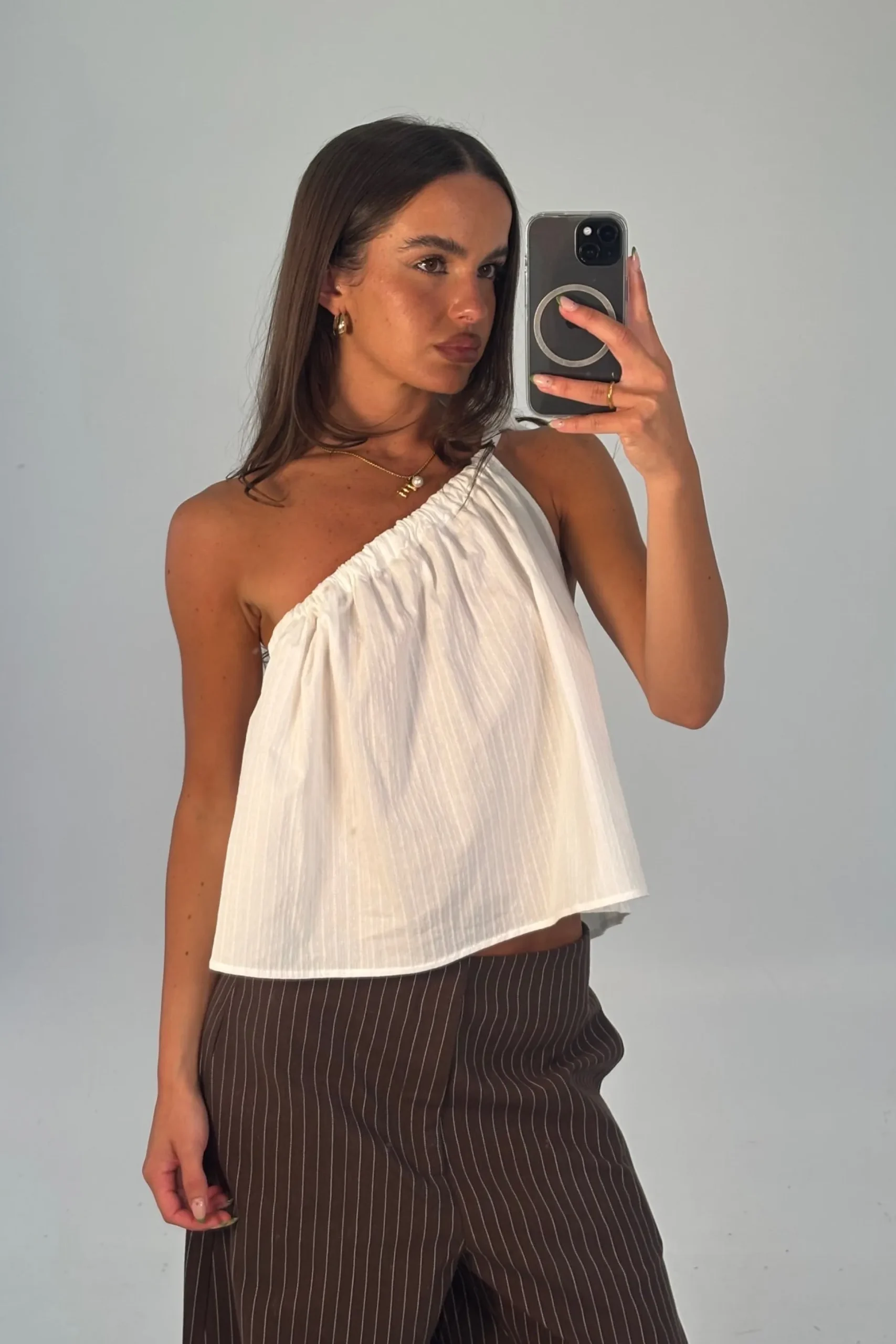 Bria Top White