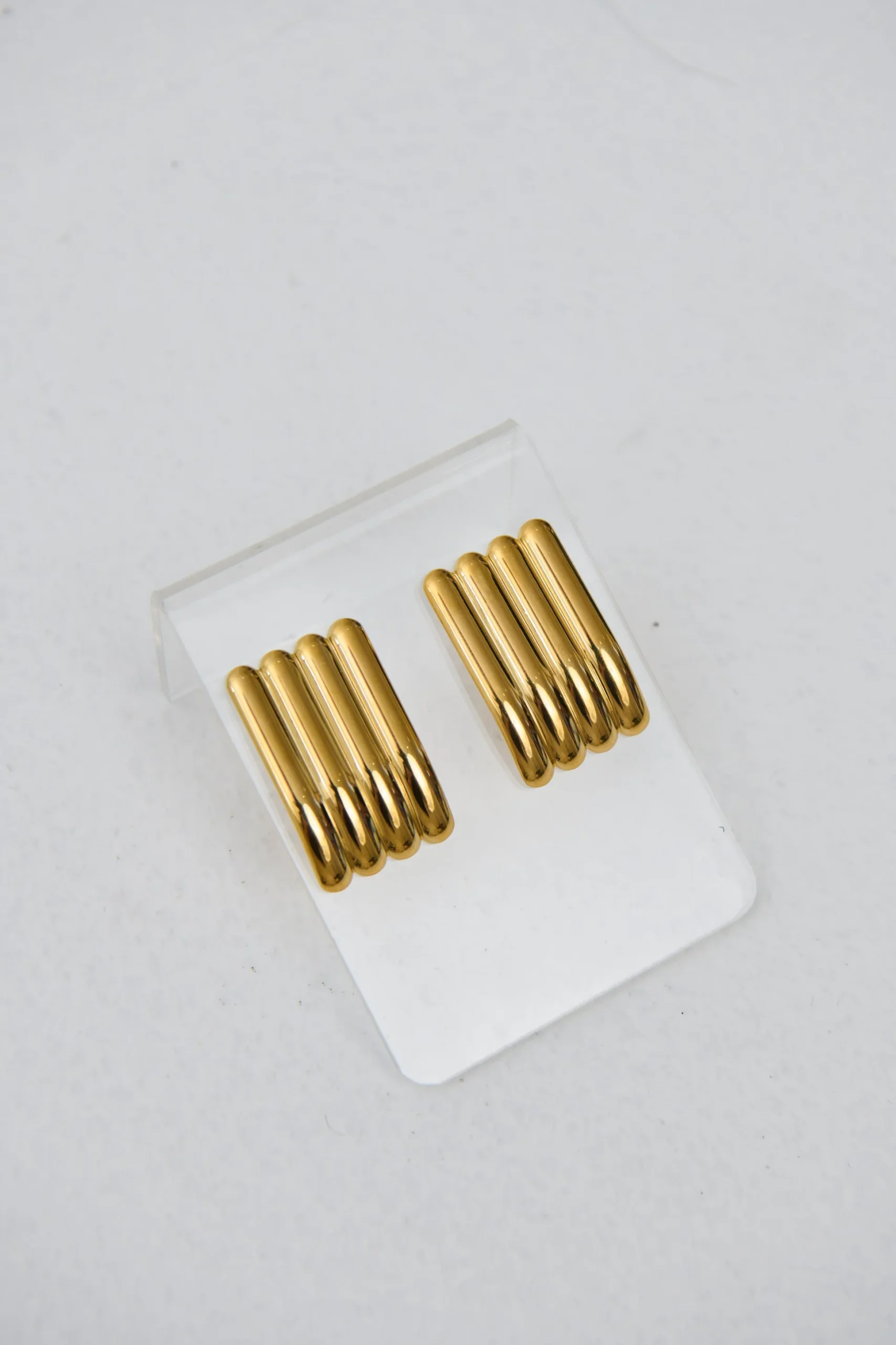 Calista Plate Earring 18K Gold Plated