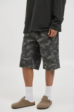 Camo Baggy Short Khaki