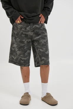 Camo Baggy Short Khaki
