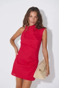 Clea Mini Dress Cherry