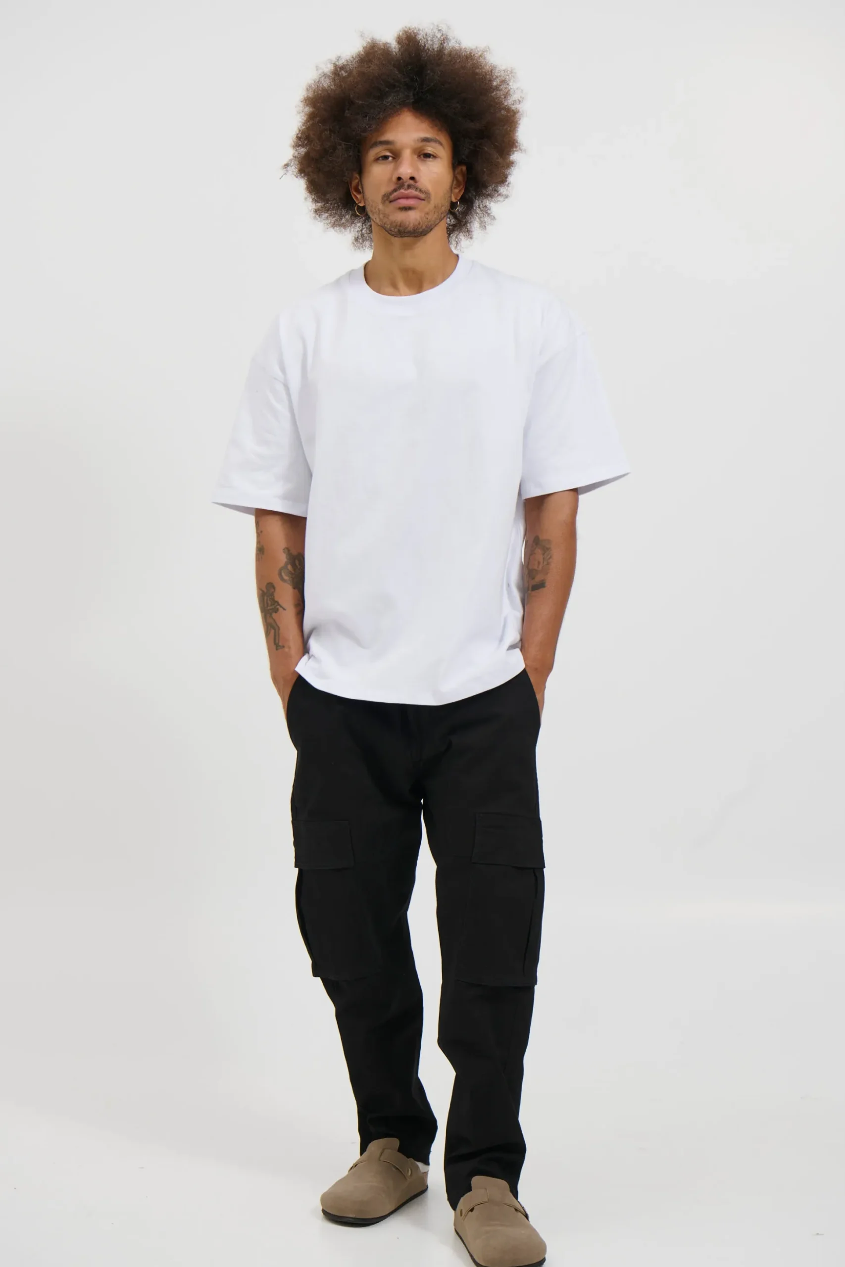 Damien Drop Cargo Pant Black