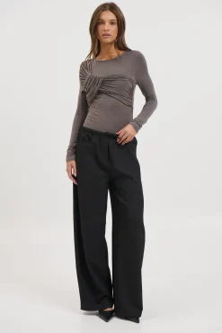 Edie Bodysuit Smoke