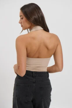 Elio Bodysuit Beige
