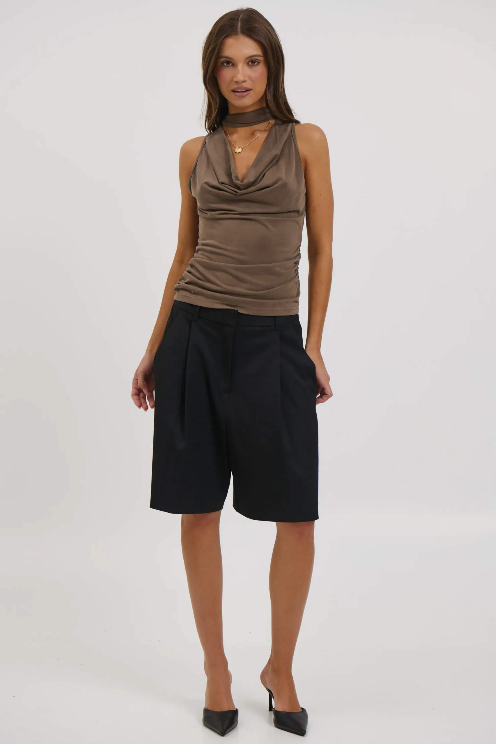 Eliza Top Brown