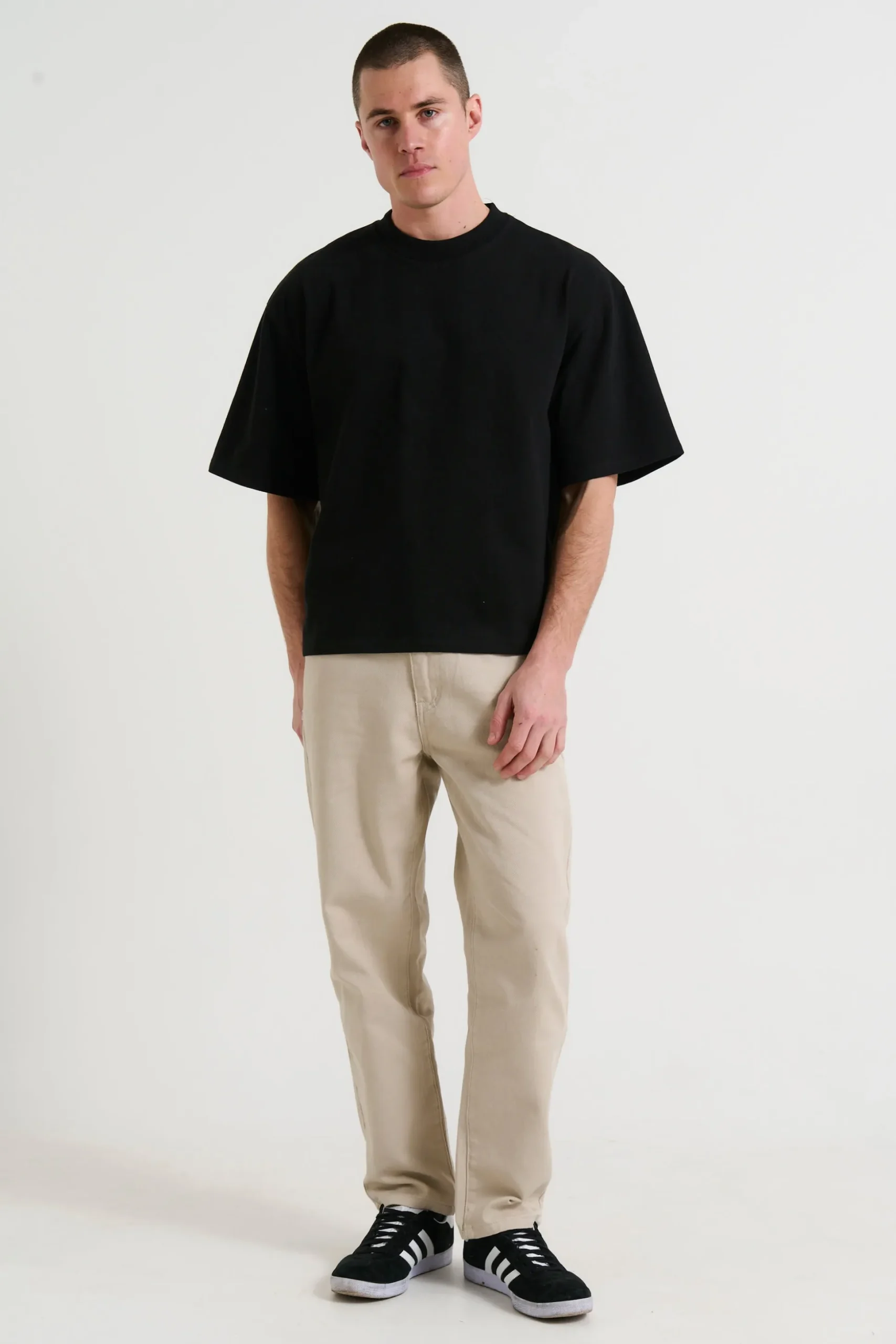 Emmett Box Tee Black