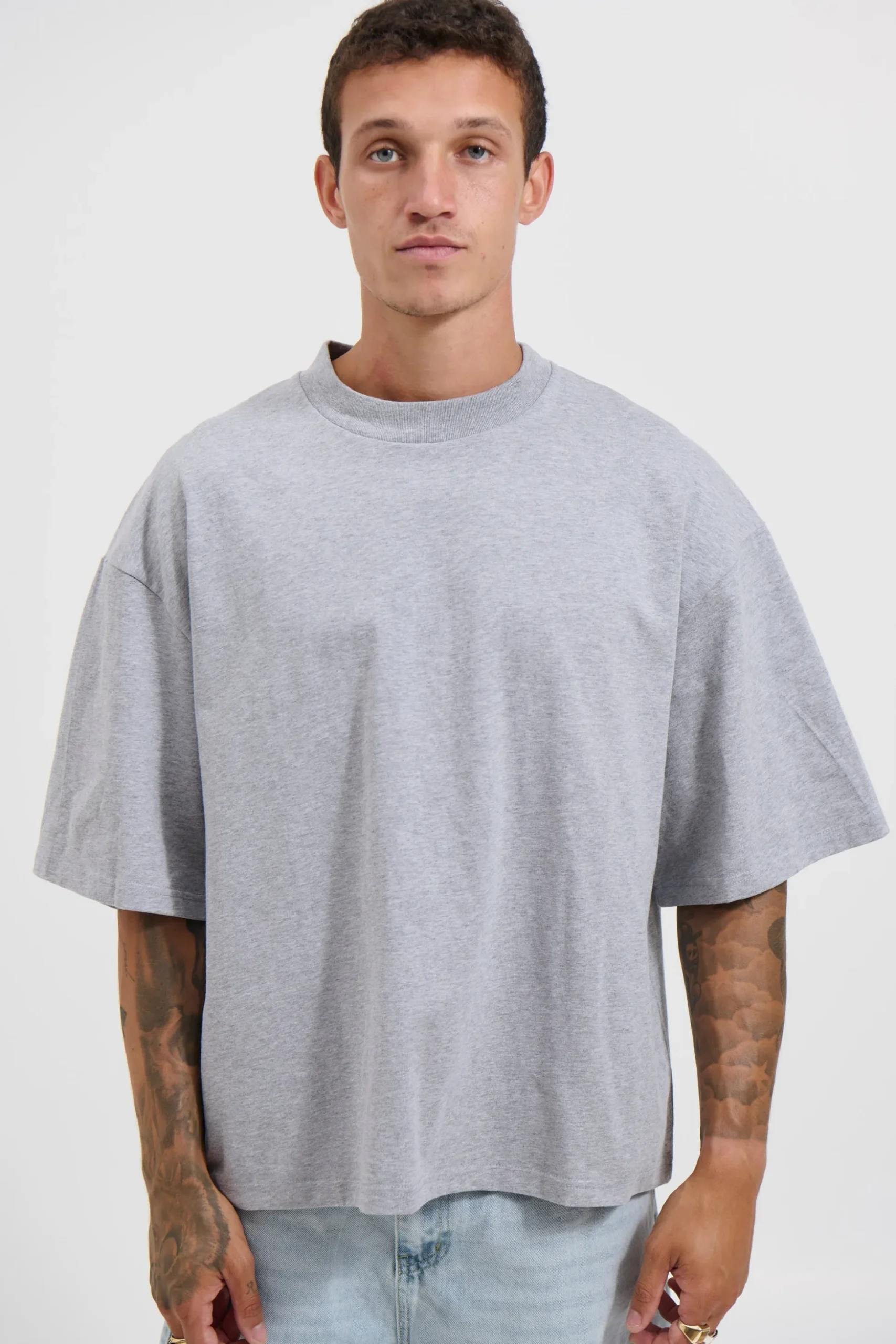Emmett Box Tee Grey