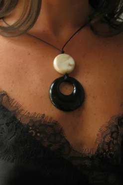Etta Necklace Black