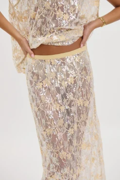 Fern Skirt Gold