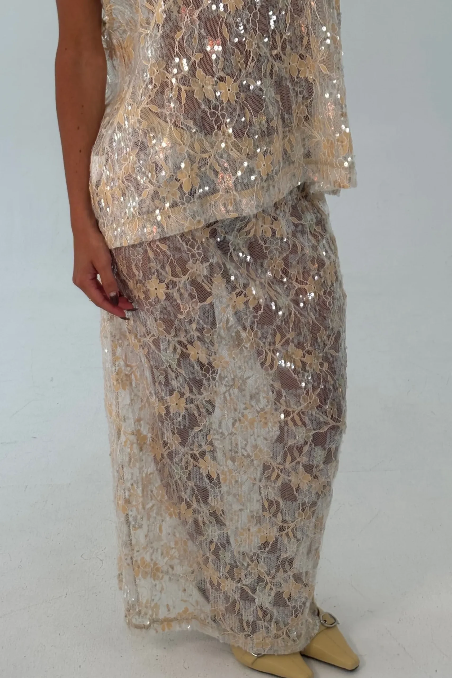 Fern Skirt Gold