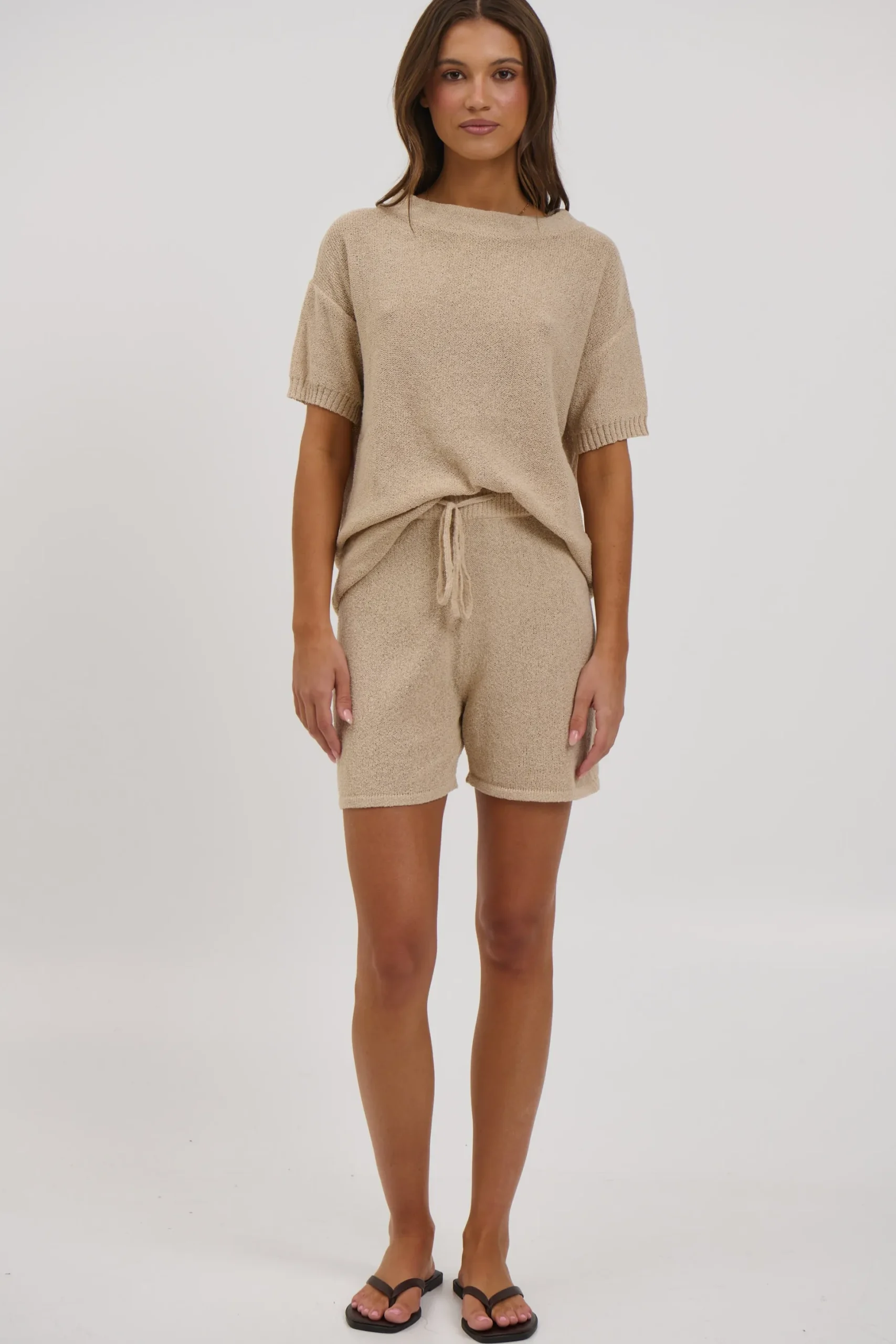 Golda Knit Set Sand