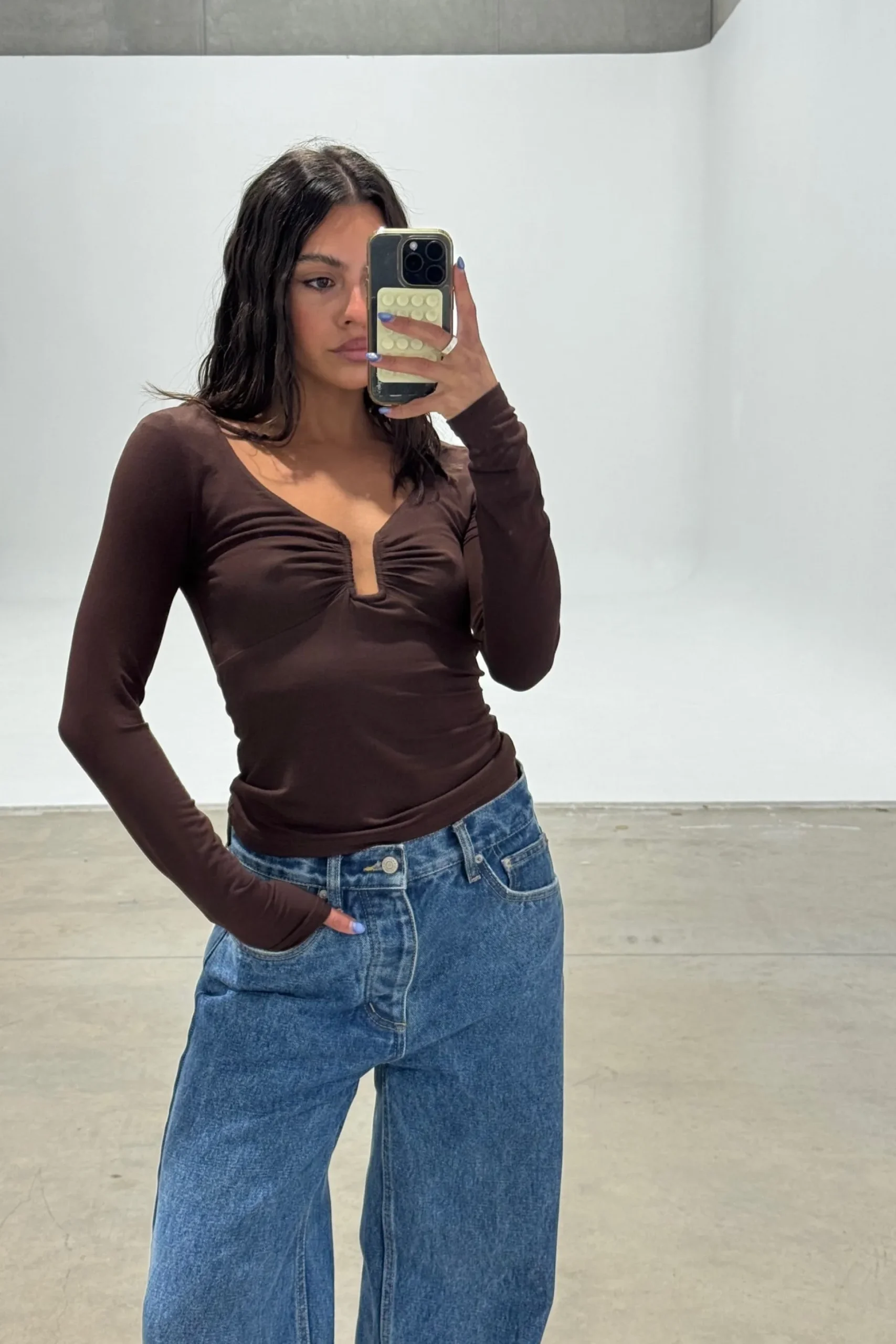 Ida Long Sleeve Chocolate