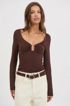 Ida Long Sleeve Chocolate
