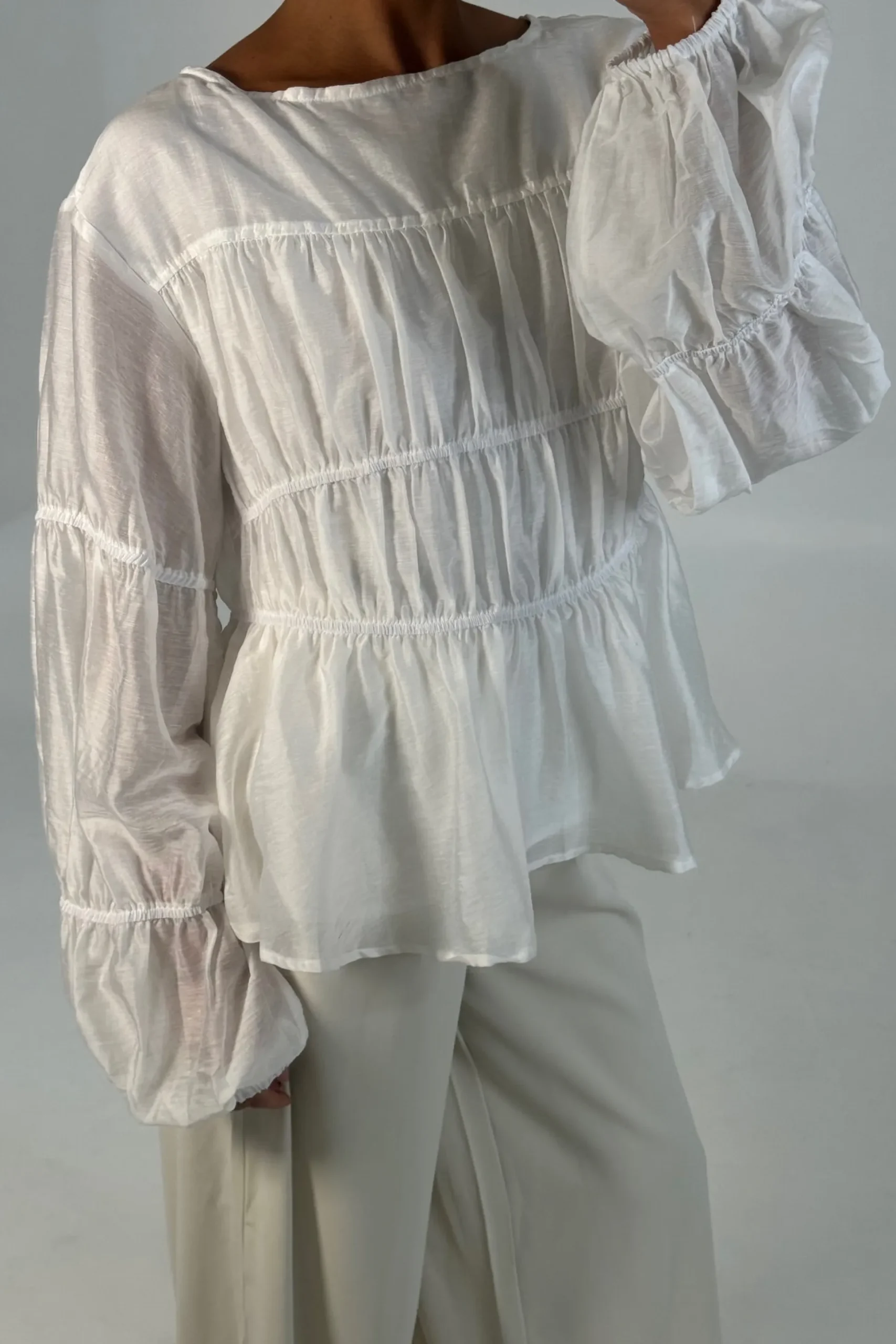 Jemimah Top White