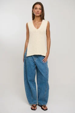 Kitt Knit Top Cream