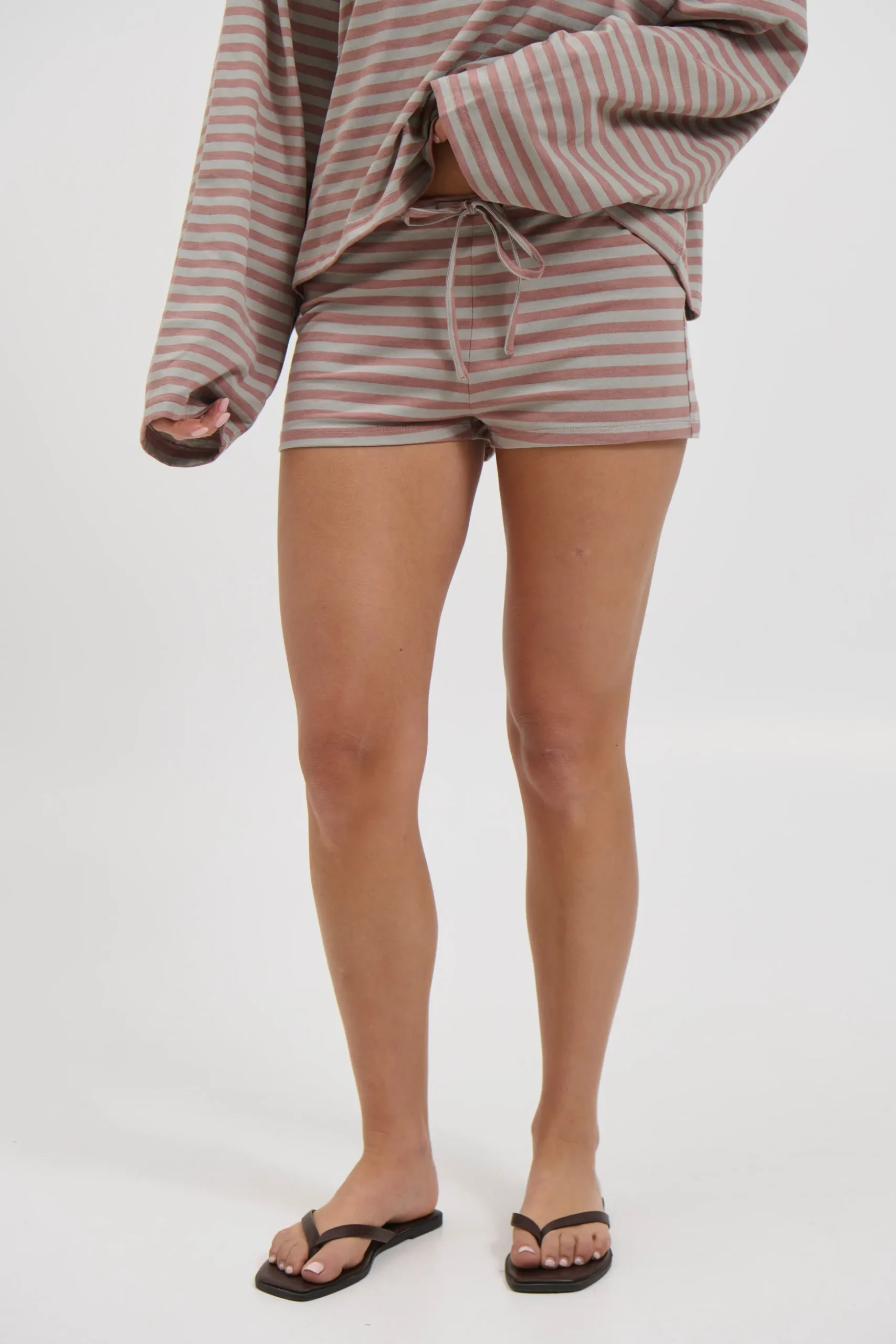 Kourt Bloomers Muted Pastel Stripe