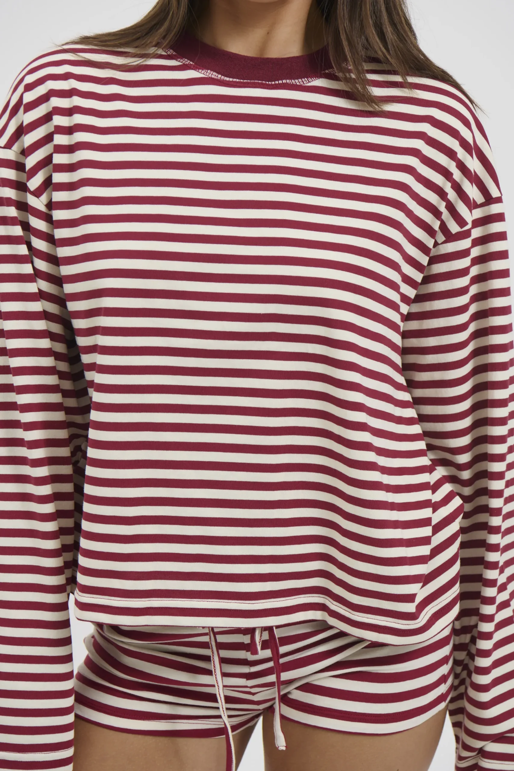 Kourt Bloomers Wine Stripe