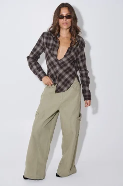 Leah Shirt Dark Grey