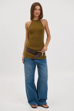 Madelyn Top Olive