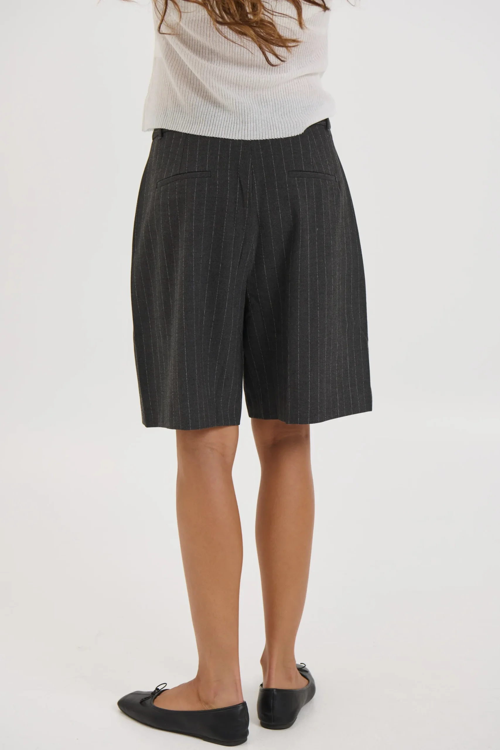 Mika Short Pinstripe
