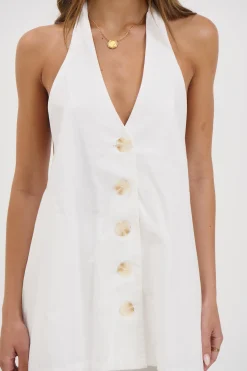 Octavia Vest White
