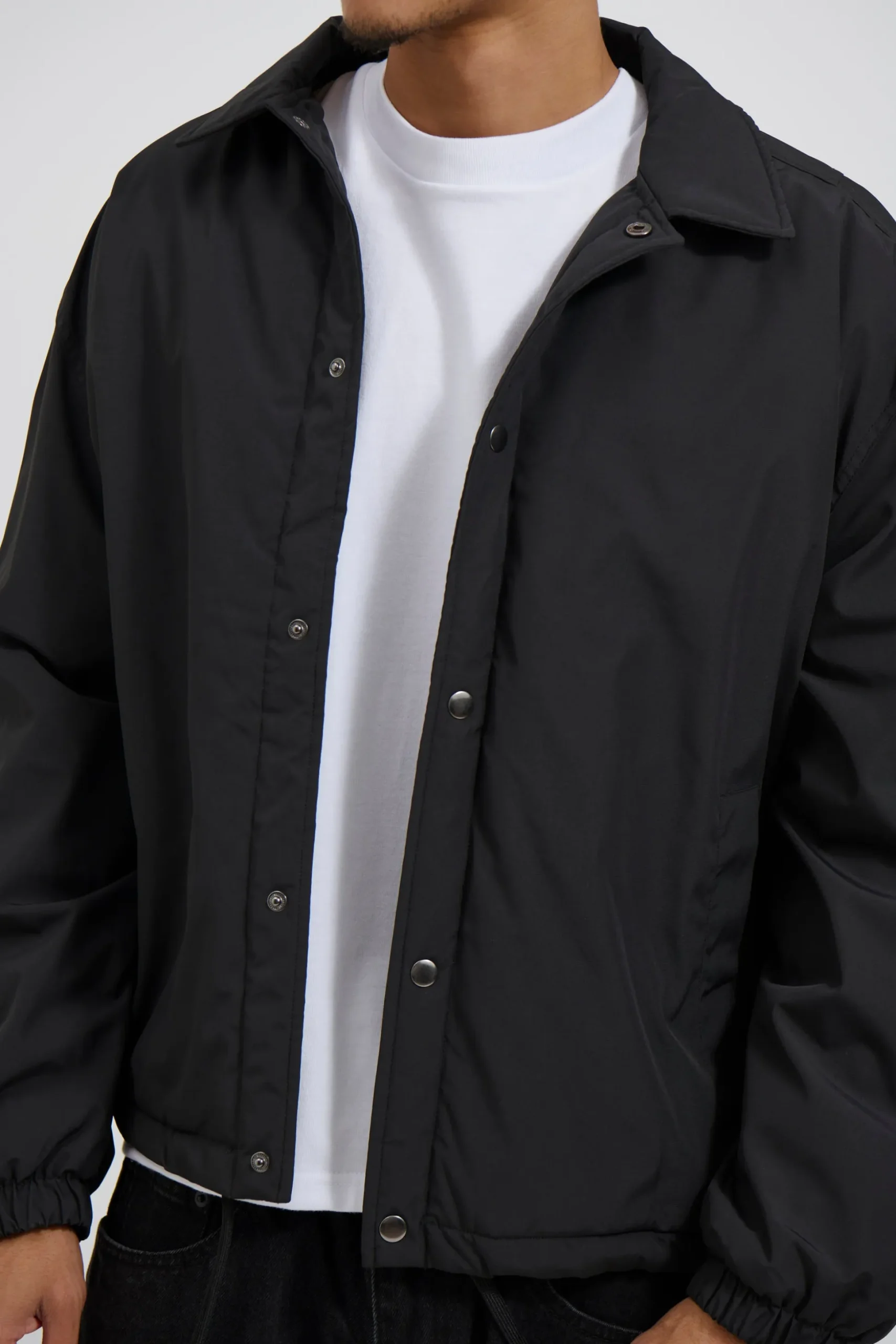 Padded Bomber Black