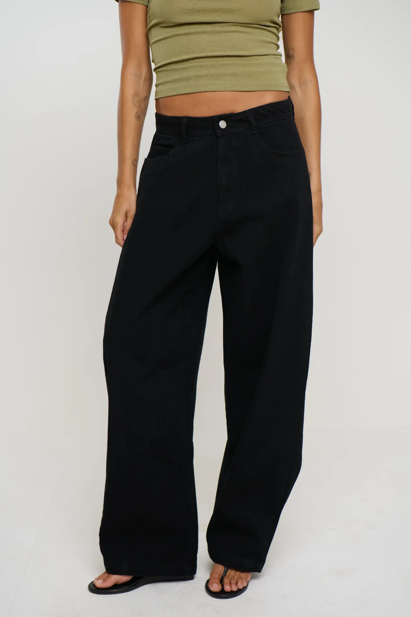 Palmer Jean Washed Black