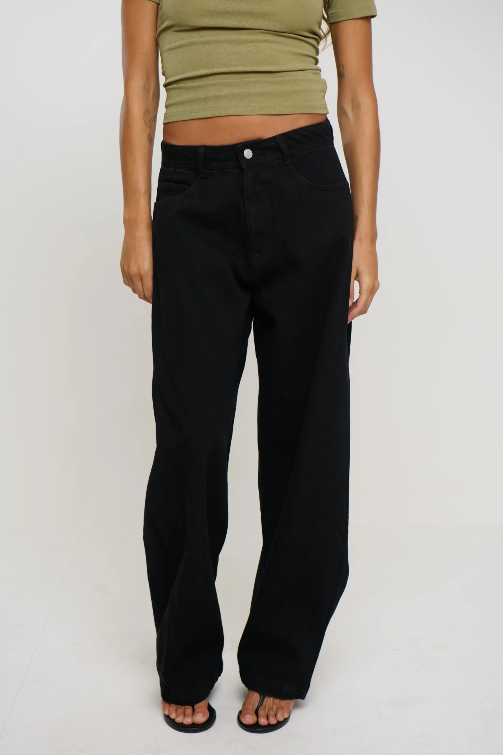 Palmer Jean Washed Black