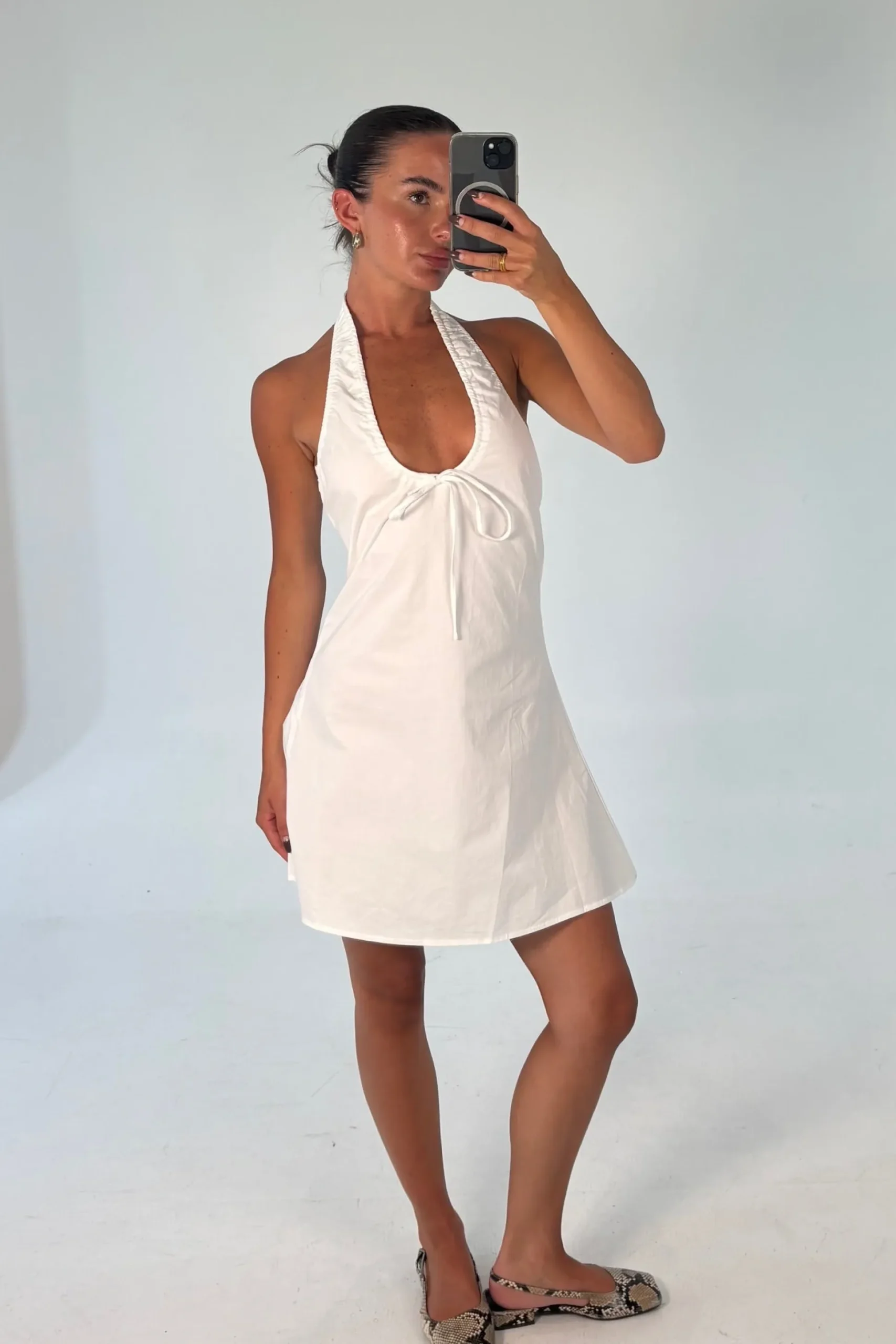 Penelope Mini Dress White