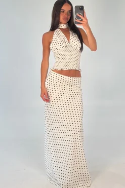 Poppy Maxi Skirt White