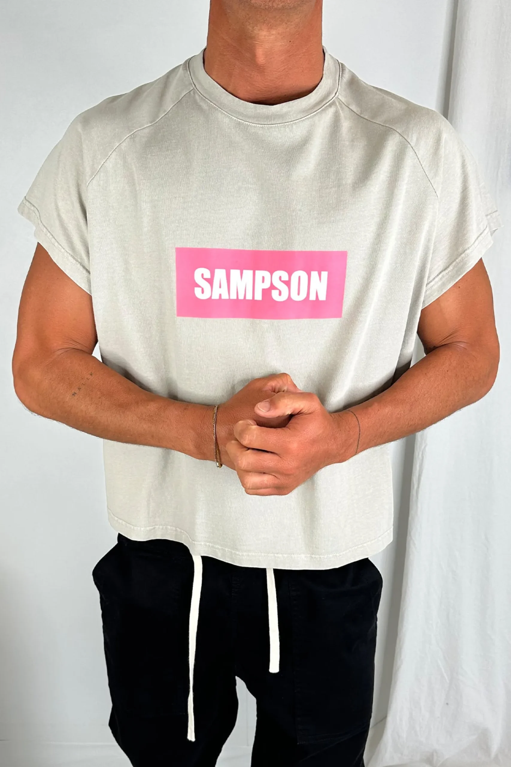 Raglan Crop Box Tank Chest