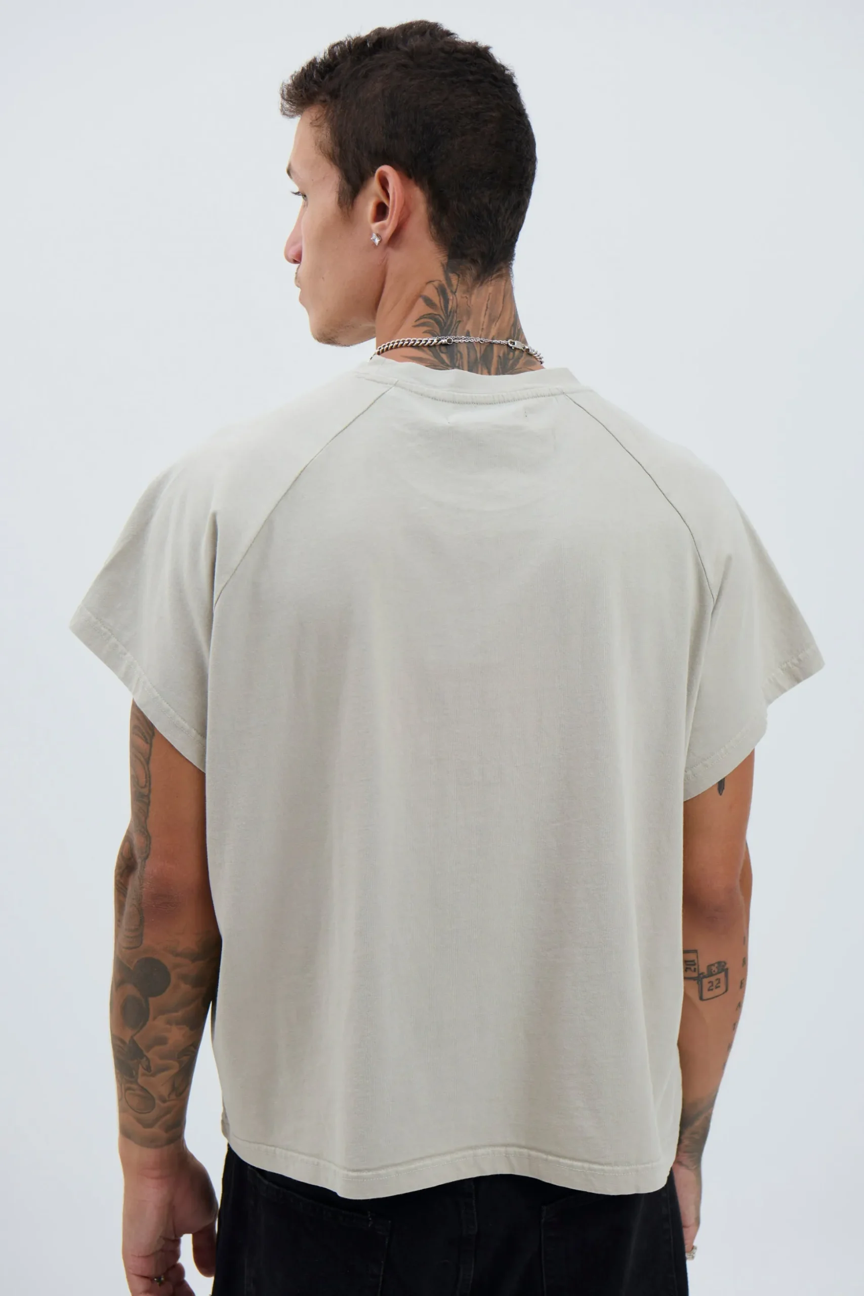 Raglan Crop Box Tank Chest