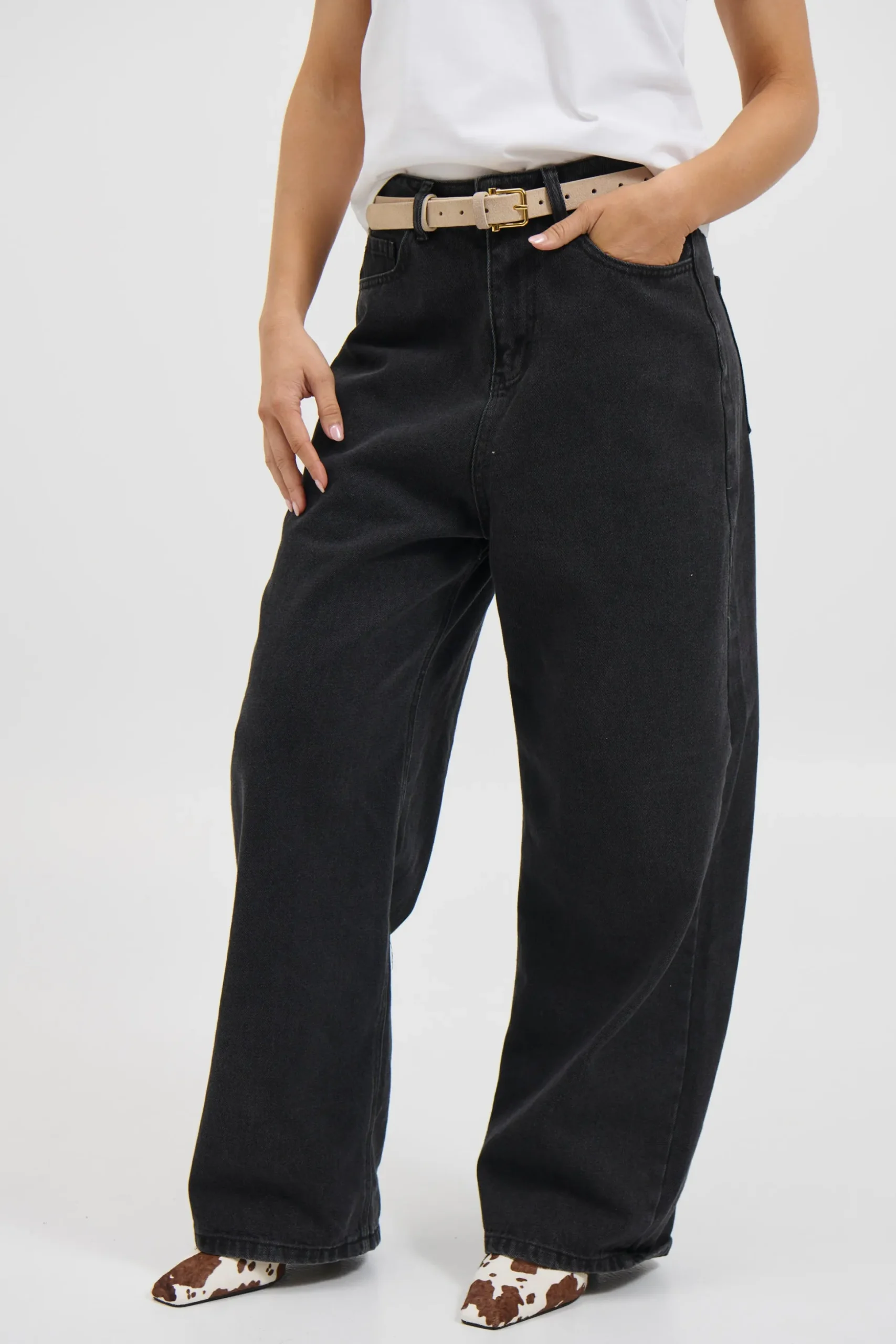 Sebastian Jean Washed Black