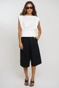 Shelly Top Ivory