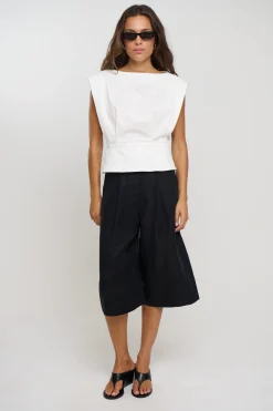 Shelly Top Ivory