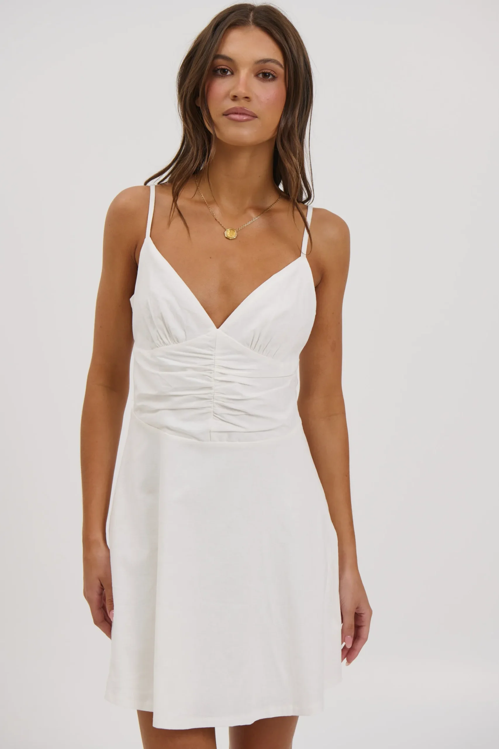 Tanisha Mini Dress White