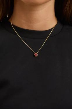 Willow Birthstone Necklace January