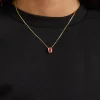 Willow Birthstone Necklace July