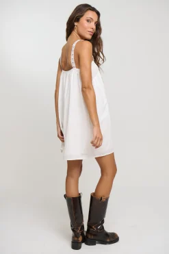 Wynter Lace Mini Dress White