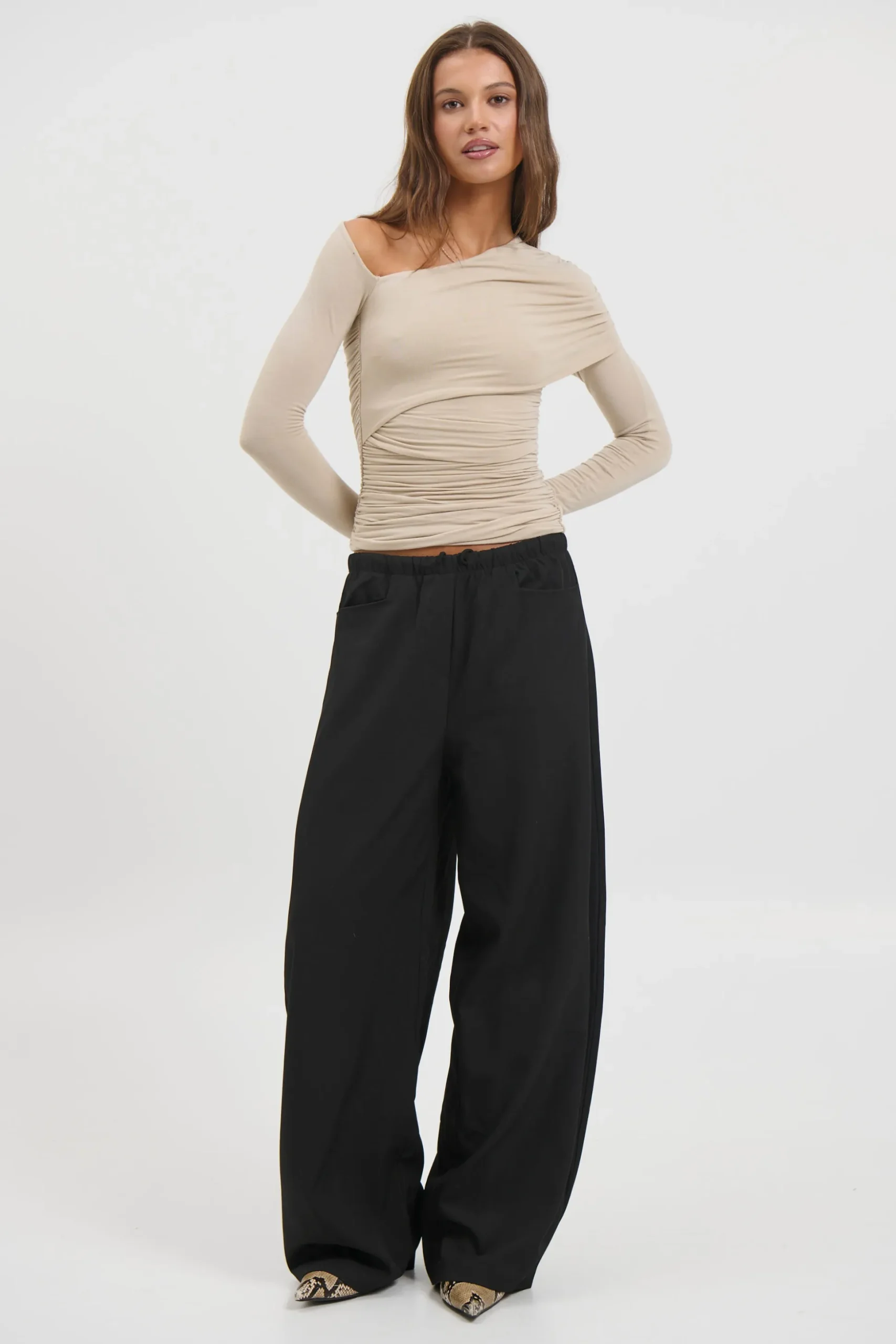 Yani Top Almond