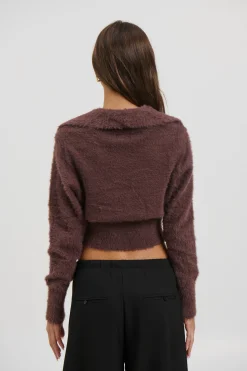 Zyra Cardigan Cocoa